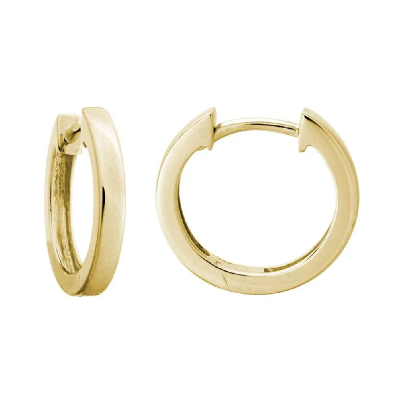 14k Yellow Gold Hoops