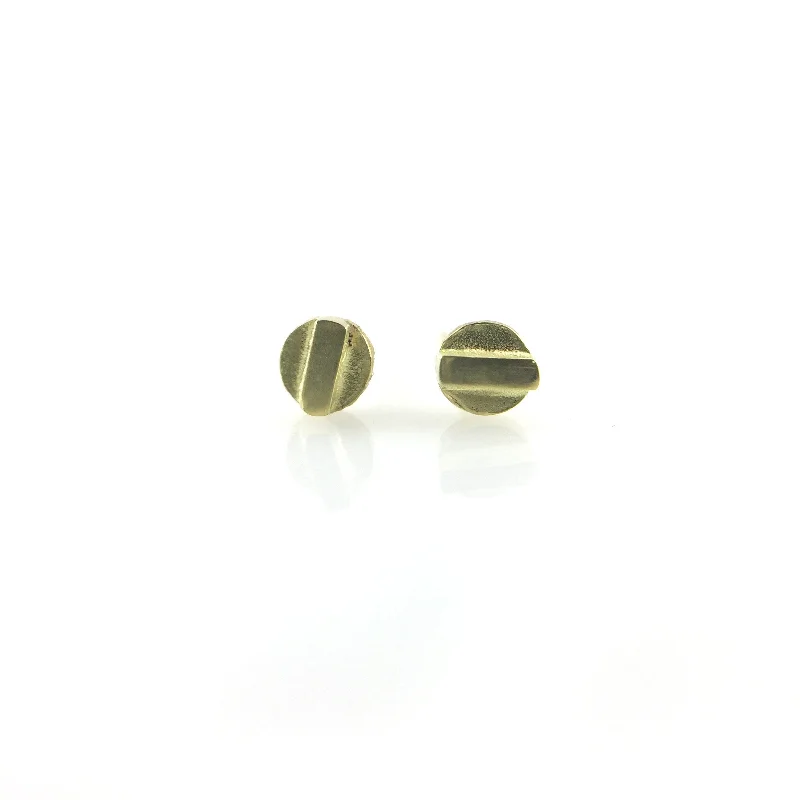 18k Line Studs - Small