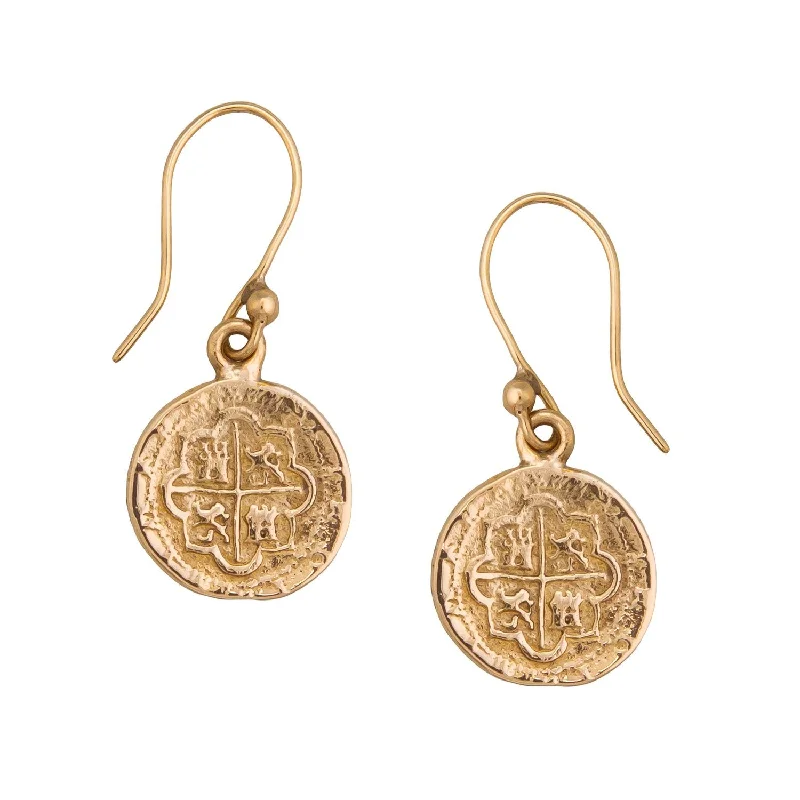 Alchemia Replica Spanish Coin Drop Earrings