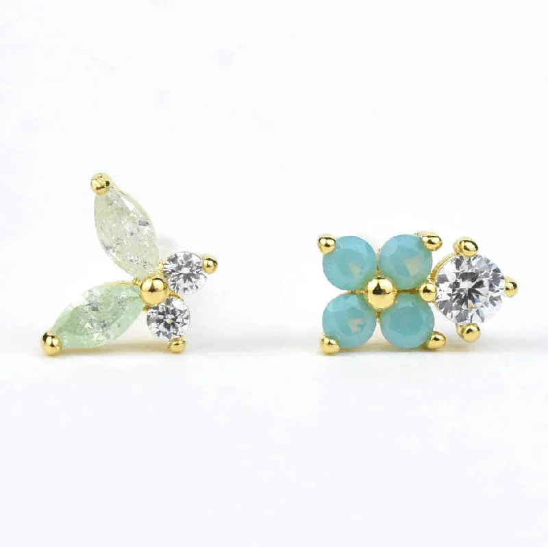 Aria Asymmetrical Studs