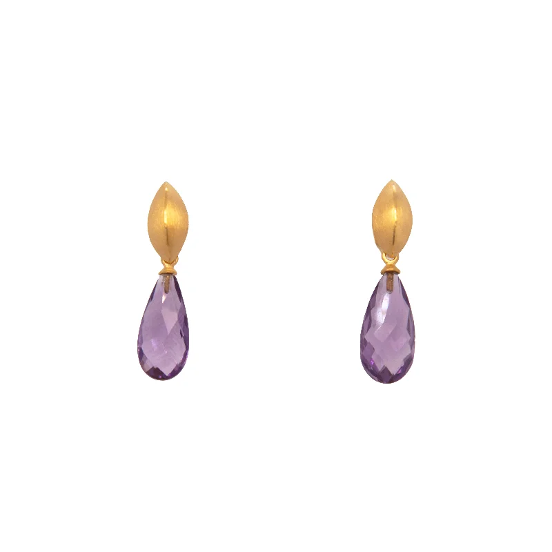 Bliss Drop 24K Gold Vermeil Earrings