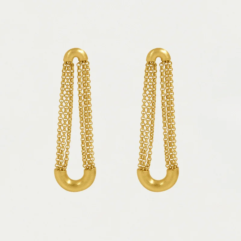 Crescent Drop Earrings