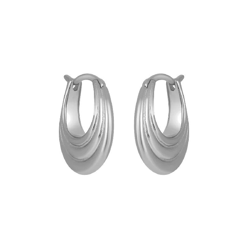 HATTIE HOOPS SILVER