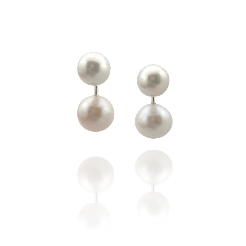 Pearl Studs with Jackets