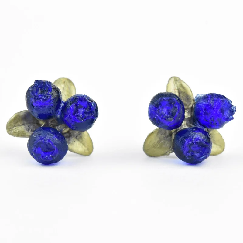 Petite Blueberry Stud Earrings