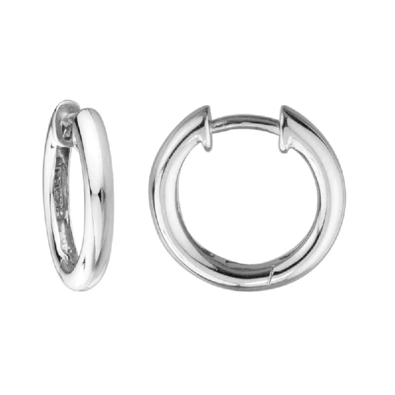 Sterling Silver Huggie Hoop Earrings