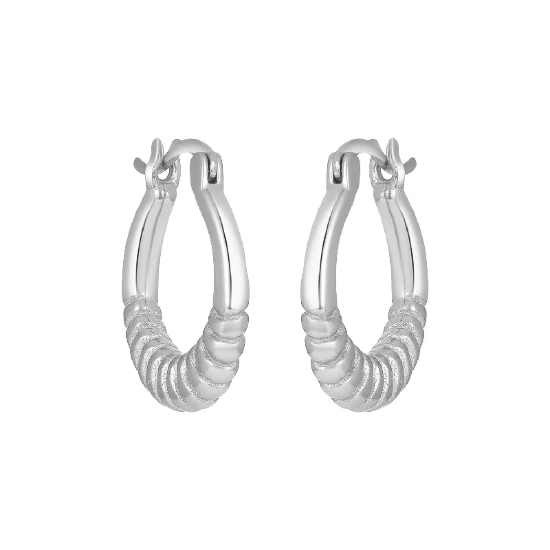 WILLOW HOOPS SILVER