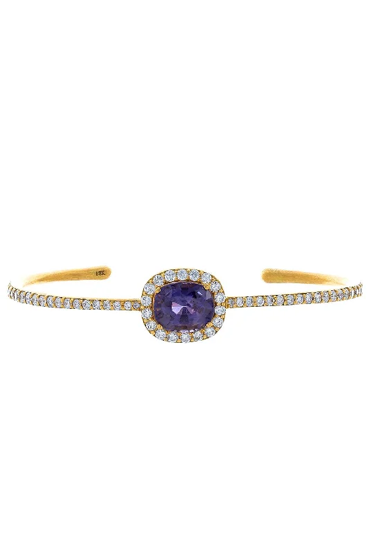 Violet Sapphire Bangle