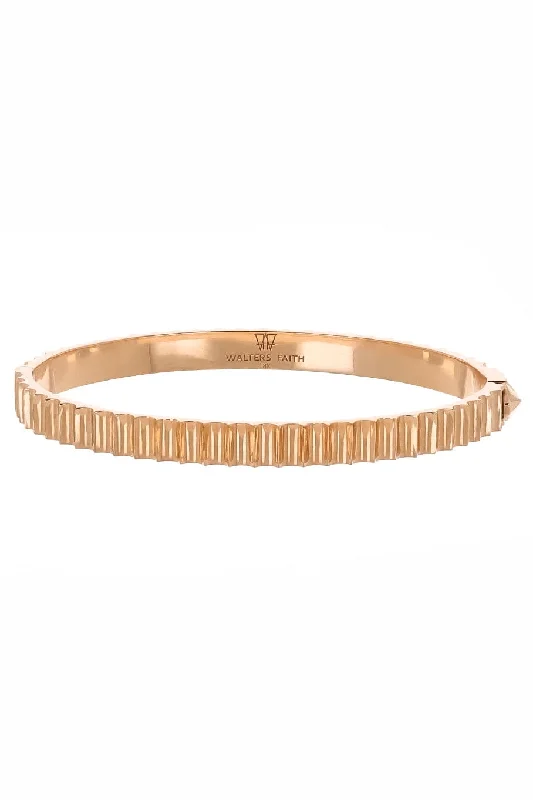 Clive Fluted Bangle Bracelet