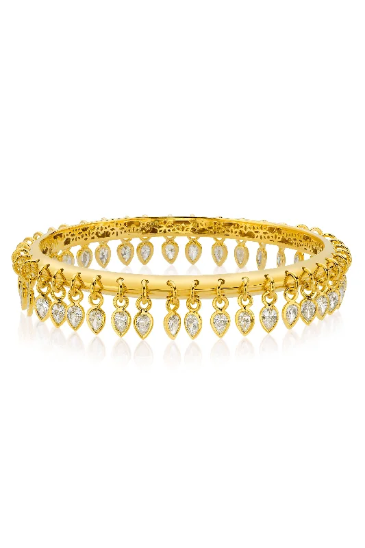 Diamond Shaker Bangle