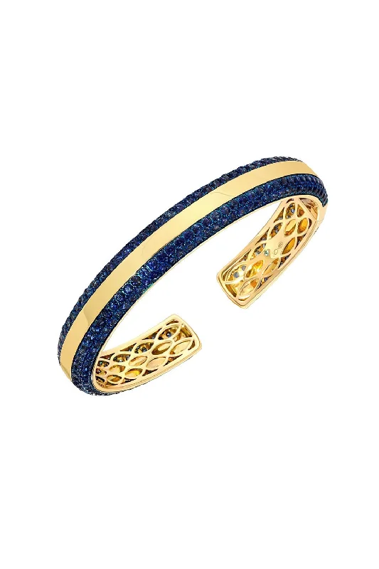 Ouro Blue Sapphire Bangle