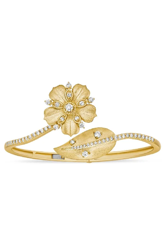 Jasmine Bloom Tala Flower Leaf Wrap Bangle