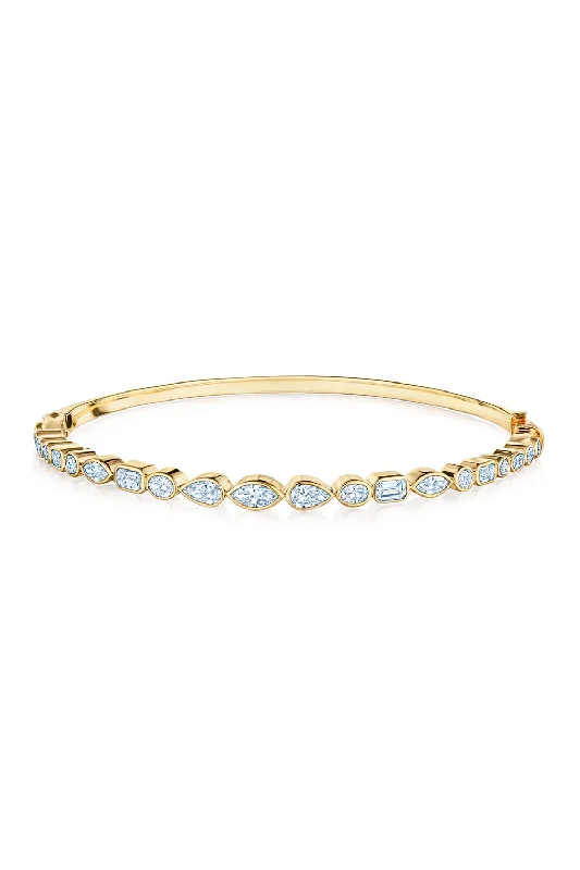 Mixed Diamond Bangle