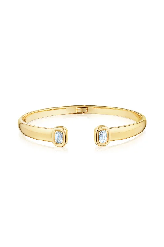 North South Twin Bangle Bracelet