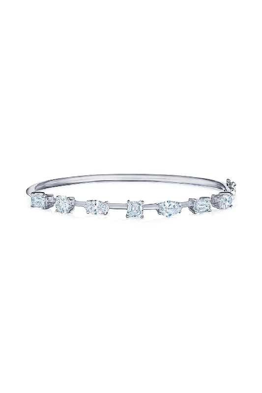 Starry Night Mixed Diamond Bangle