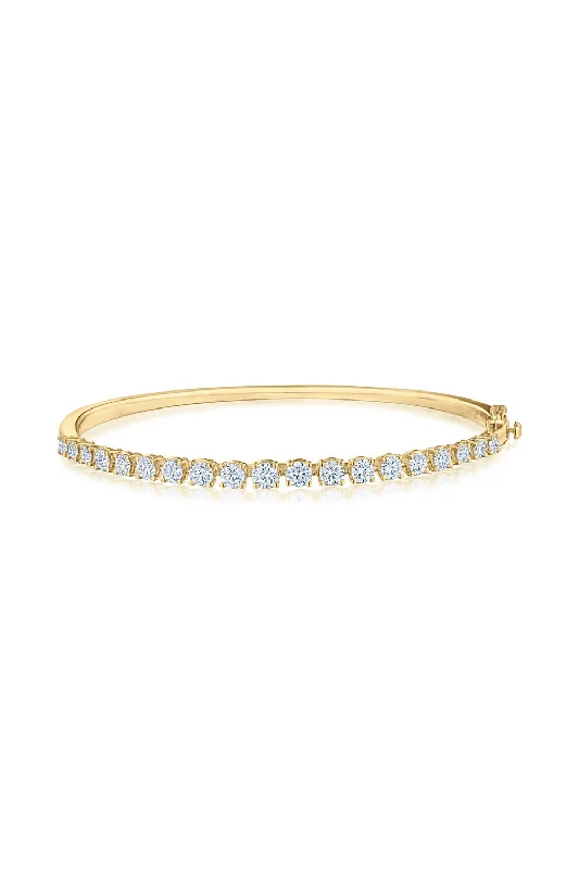 Starry Night Round Diamond Bangle