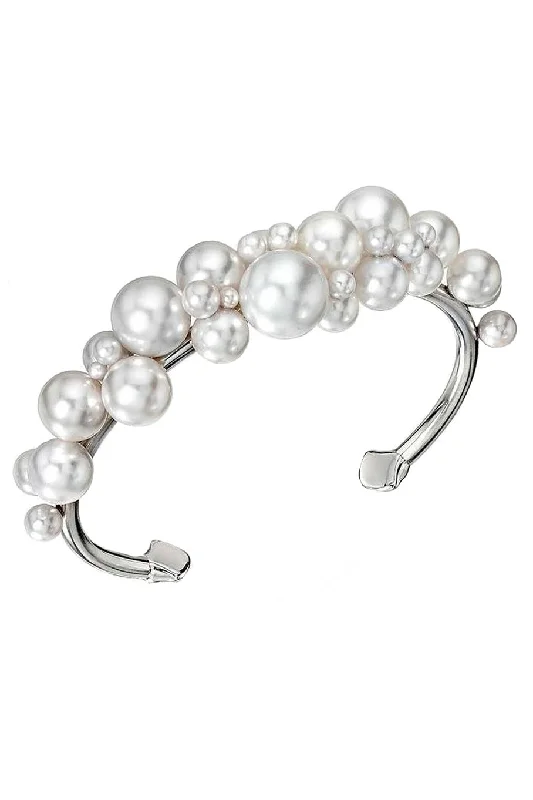 Large Bubble South Sea Akoya Pearl Bangle