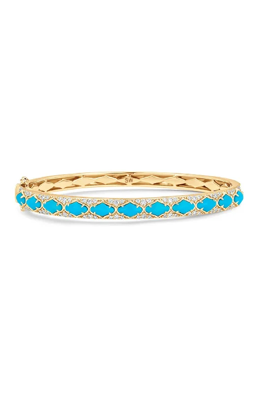 Lucia Turquoise Bangle Bracelet