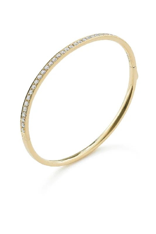 Uno Diamond Bangle - Yellow Gold